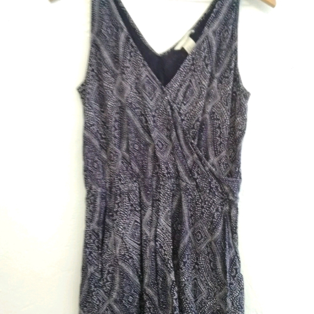 Blue Pattered H&M Romper With Pockets!